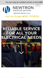 Mobile Screenshot of newtronelectricalservices.com