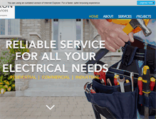 Tablet Screenshot of newtronelectricalservices.com